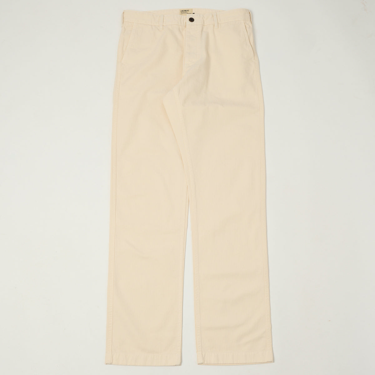 Heimat 'Journey' Herringbone Twill Chinos - Seashell