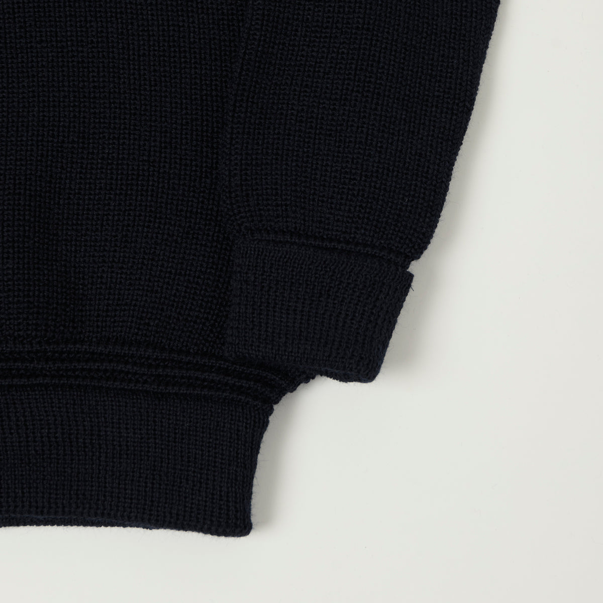 Heimat 'Segler' Quarter Zip Skipper Jumper - Ink