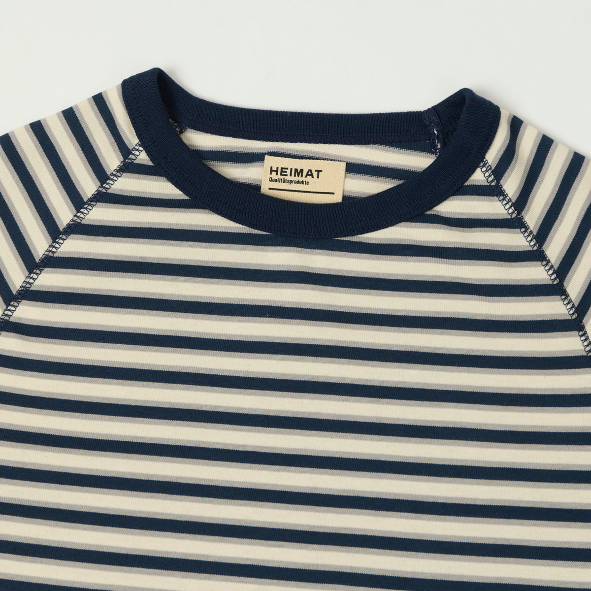 Heimat Boy Scout T-Shirt - Ink/Battleship Grey/Seashell