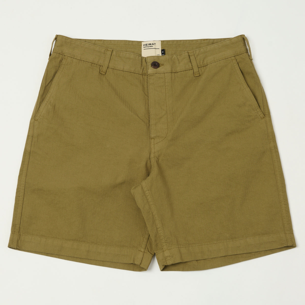 Heimat 'Journey' Herringbone Twill Shorts - Desert