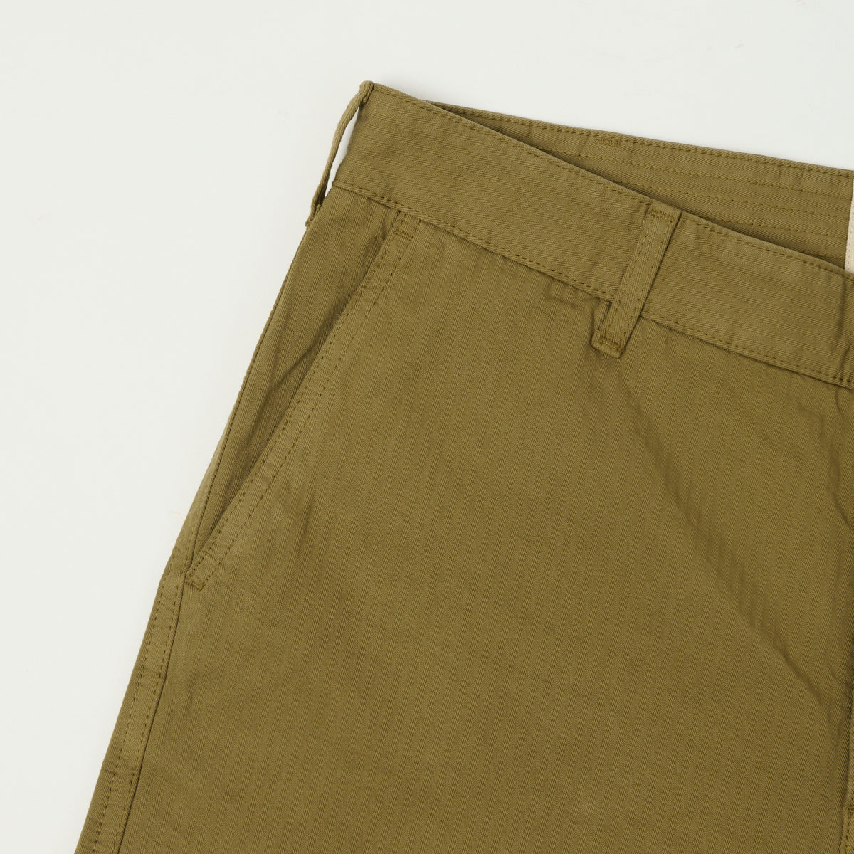 Heimat 'Journey' Herringbone Twill Shorts - Desert
