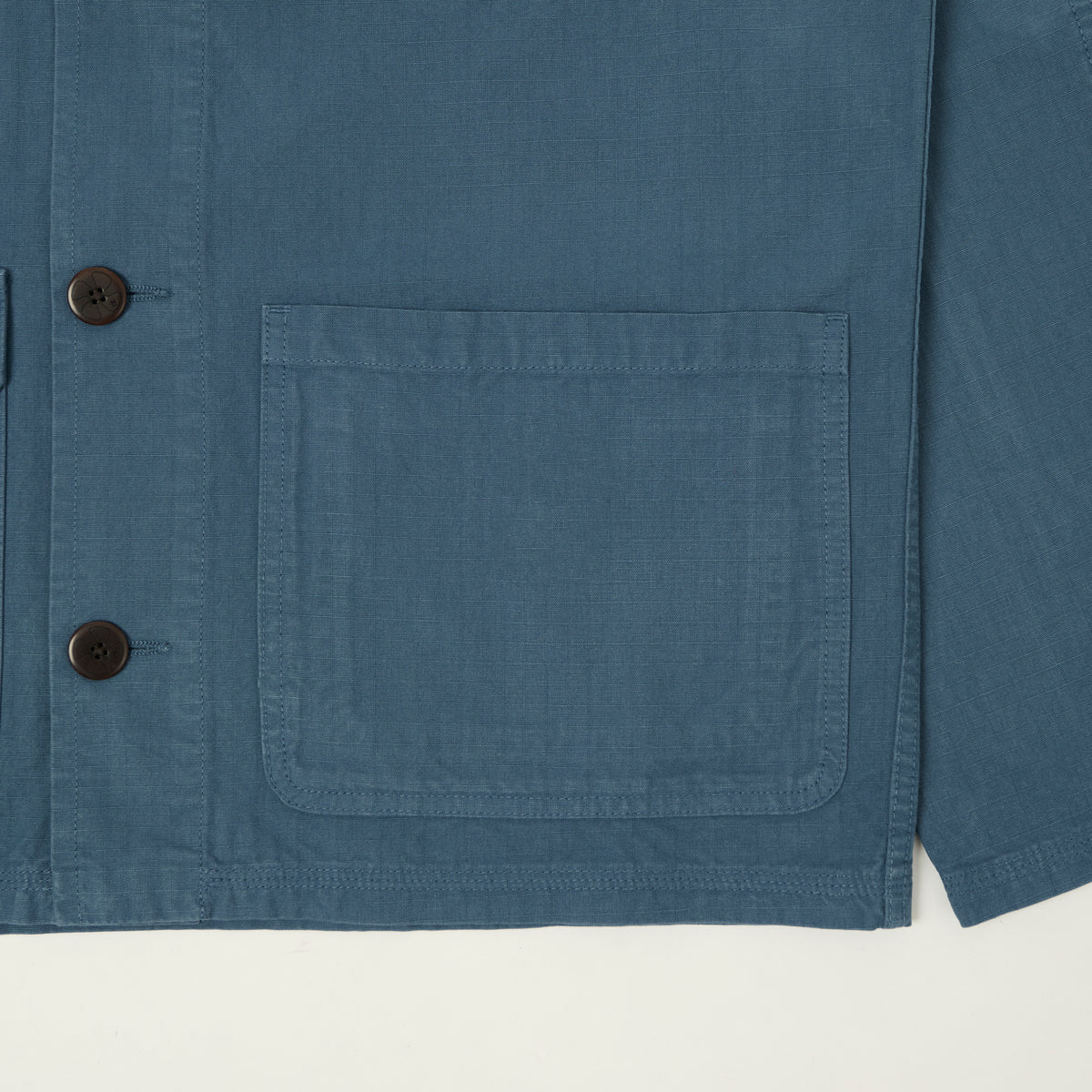 Heimat 'Journey' Ripstop Chore Jacket - Trail Blue