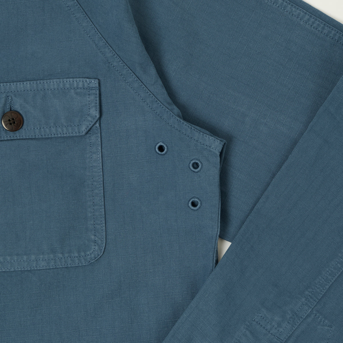 Heimat 'Journey' Ripstop Chore Jacket - Trail Blue