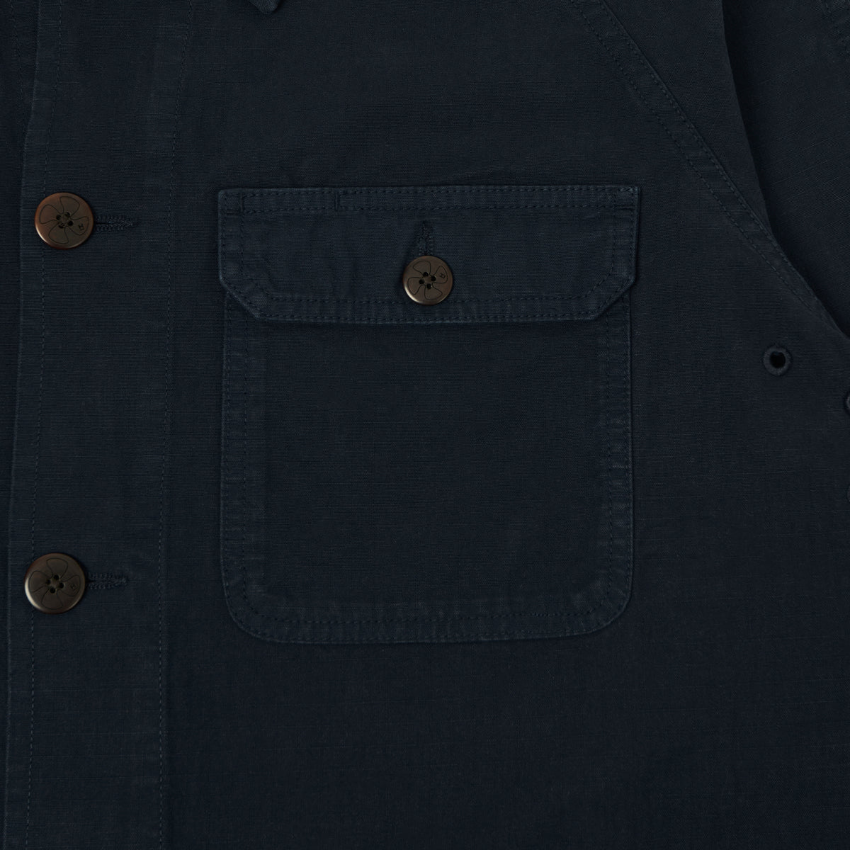 Heimat 'Journey' Ripstop Chore Jacket - Ink