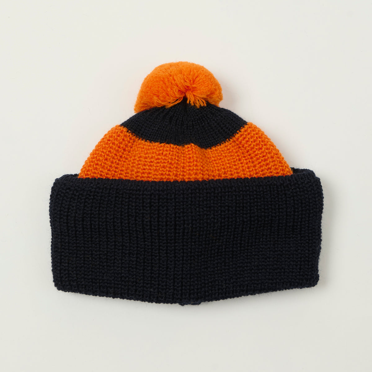 Heimat 'Muetze' Signal U Boat Hat - Rescue Orange/Ink Stripe