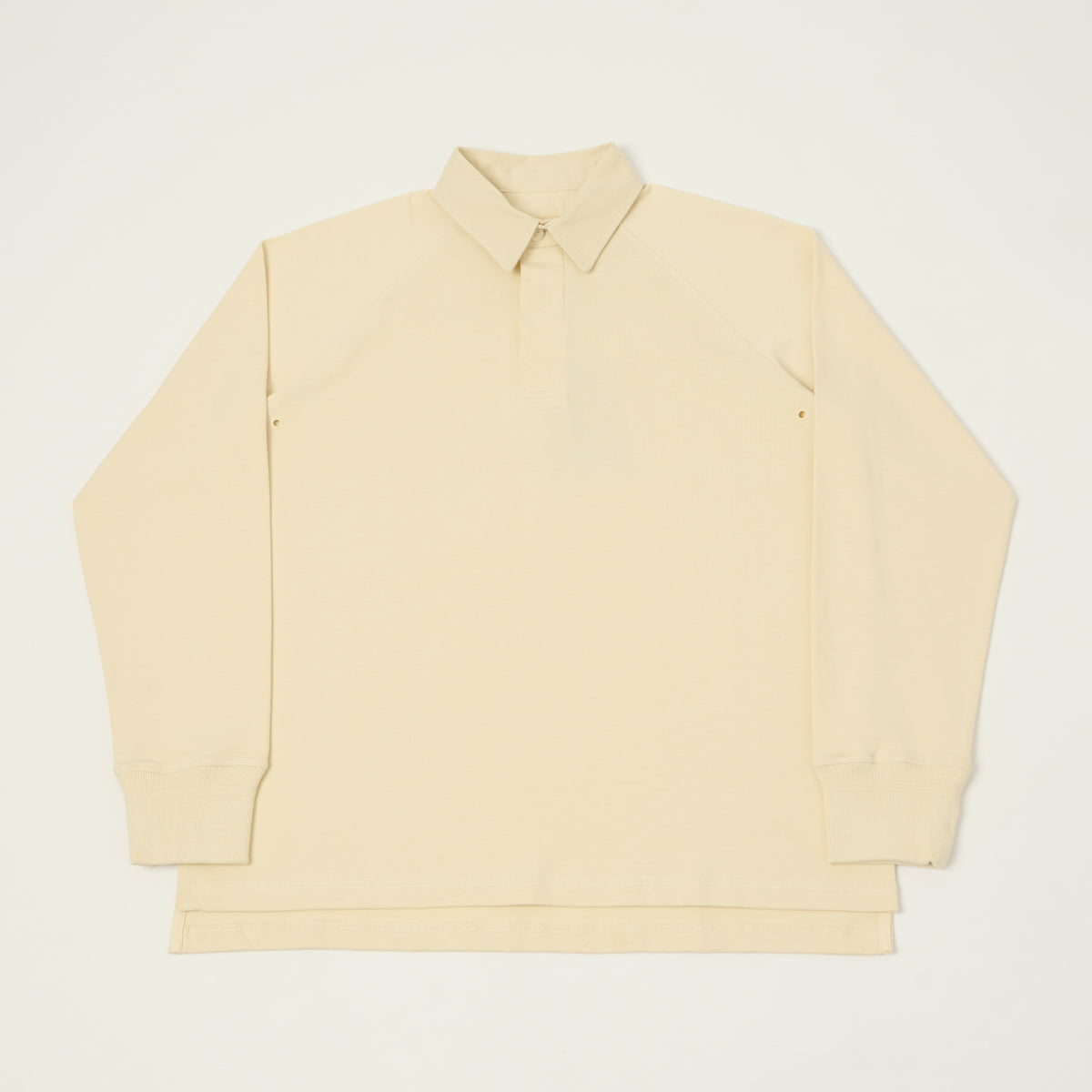 Heimat Raglan Sleeve Rugby Shirt - Seashell