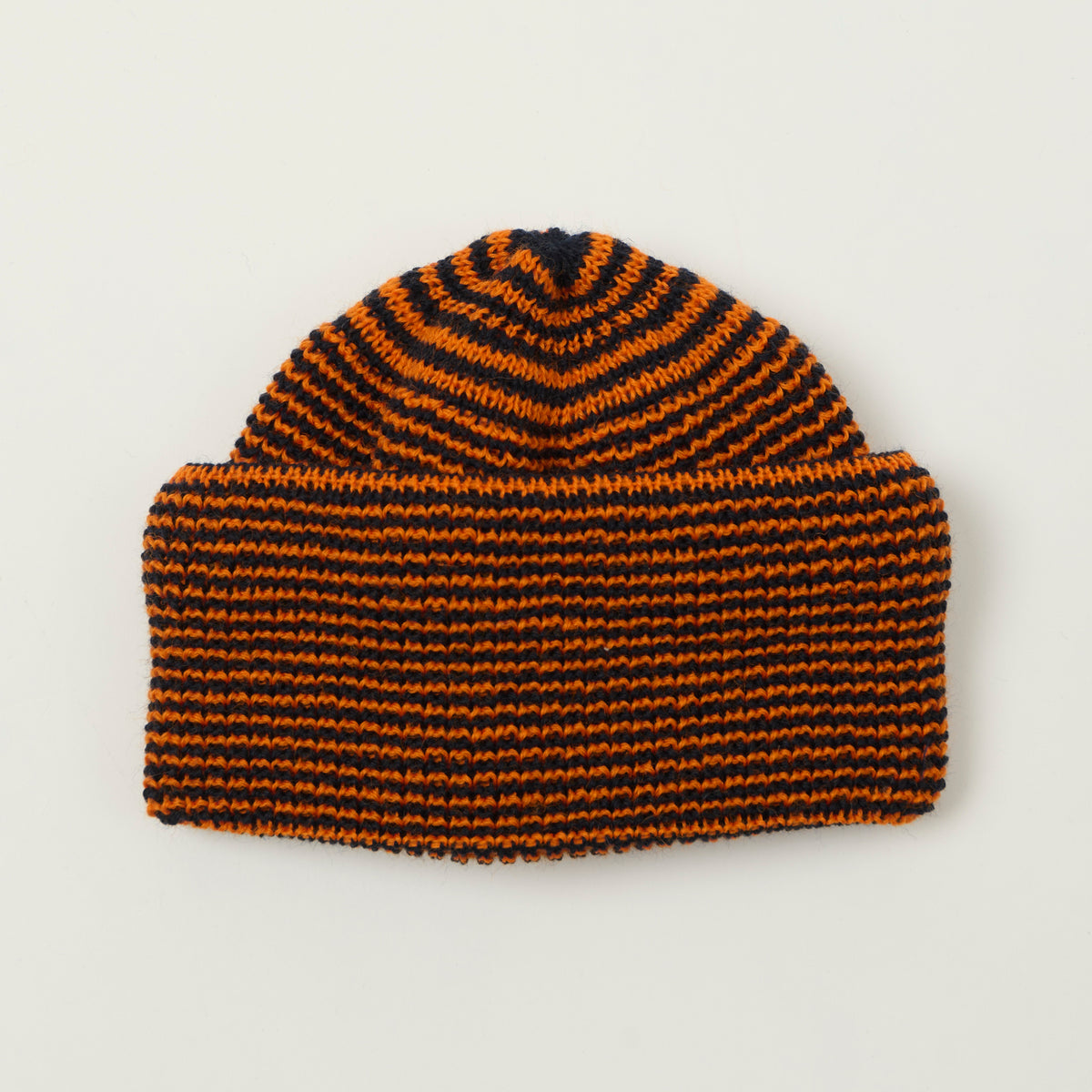 Heimat Signal Mechanics Fine Stripe Hat - Rescue Orange/Ink