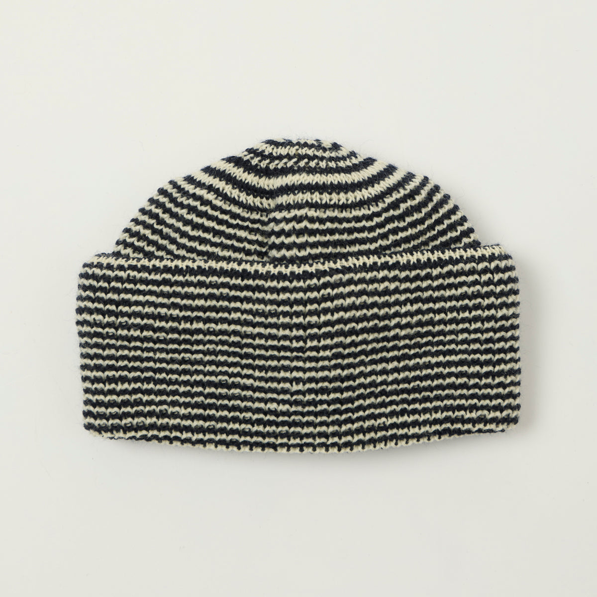 Heimat Signal Mechanics Fine Stripe Hat - Ink/Seashell