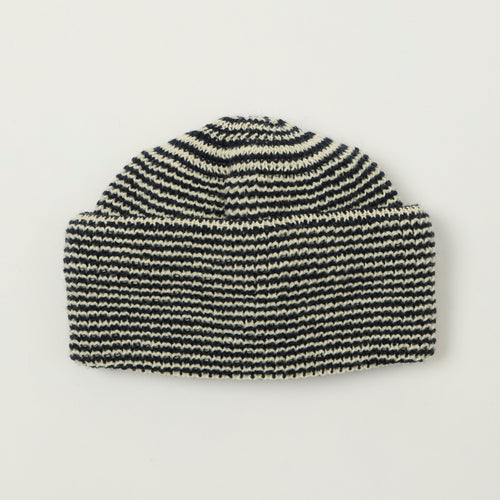 Heimat Signal Mechanics Fine Stripe Hat - Ink/Seashell