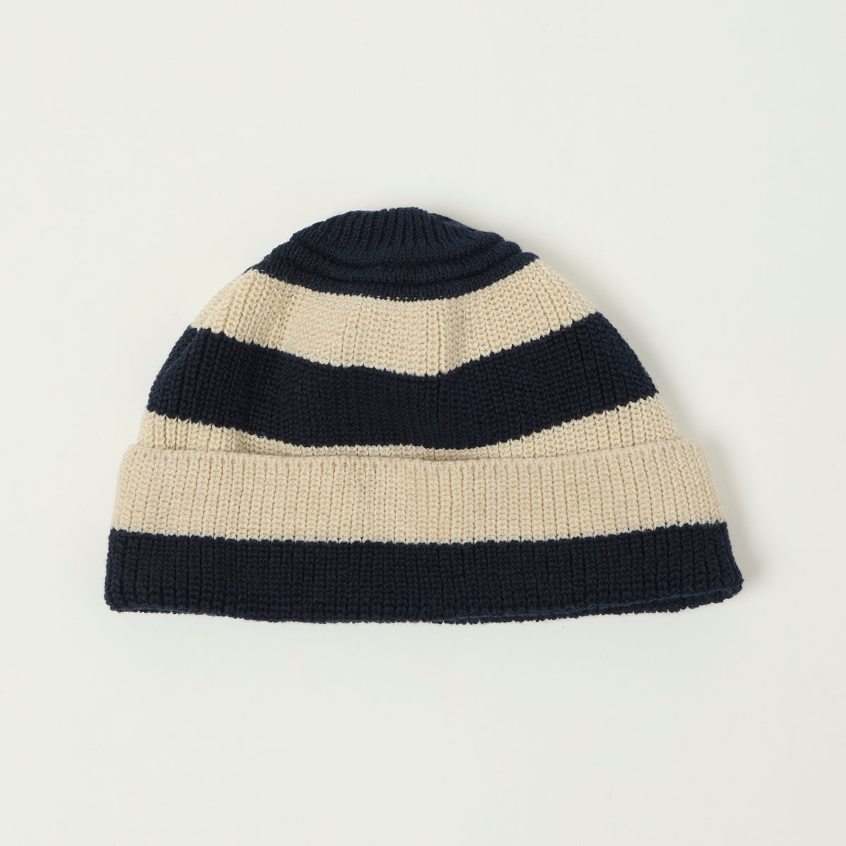 Heimat Cotton Linen Trawler Hat - Seashell/Ink
