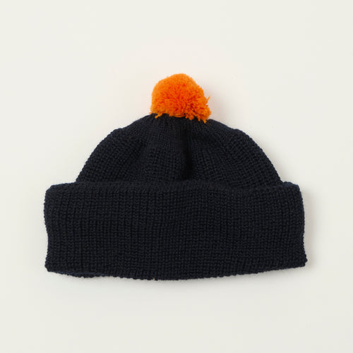 Heimat 'Muetze' Signal U Boat Hat - Ink/Rescue Orange