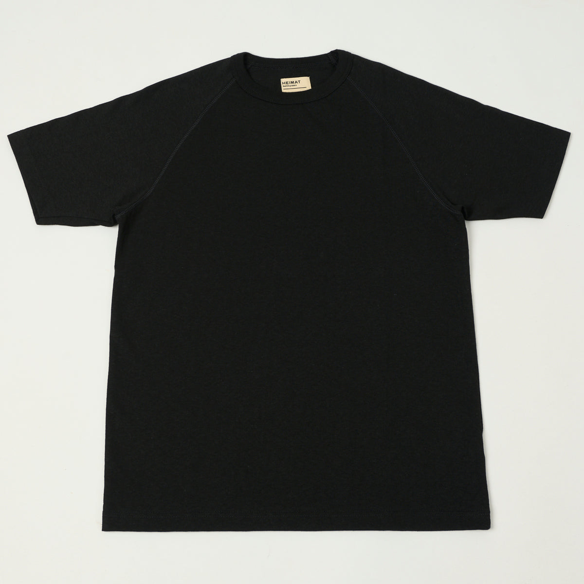 Heimat Cotton Hemp T-Shirt - Black
