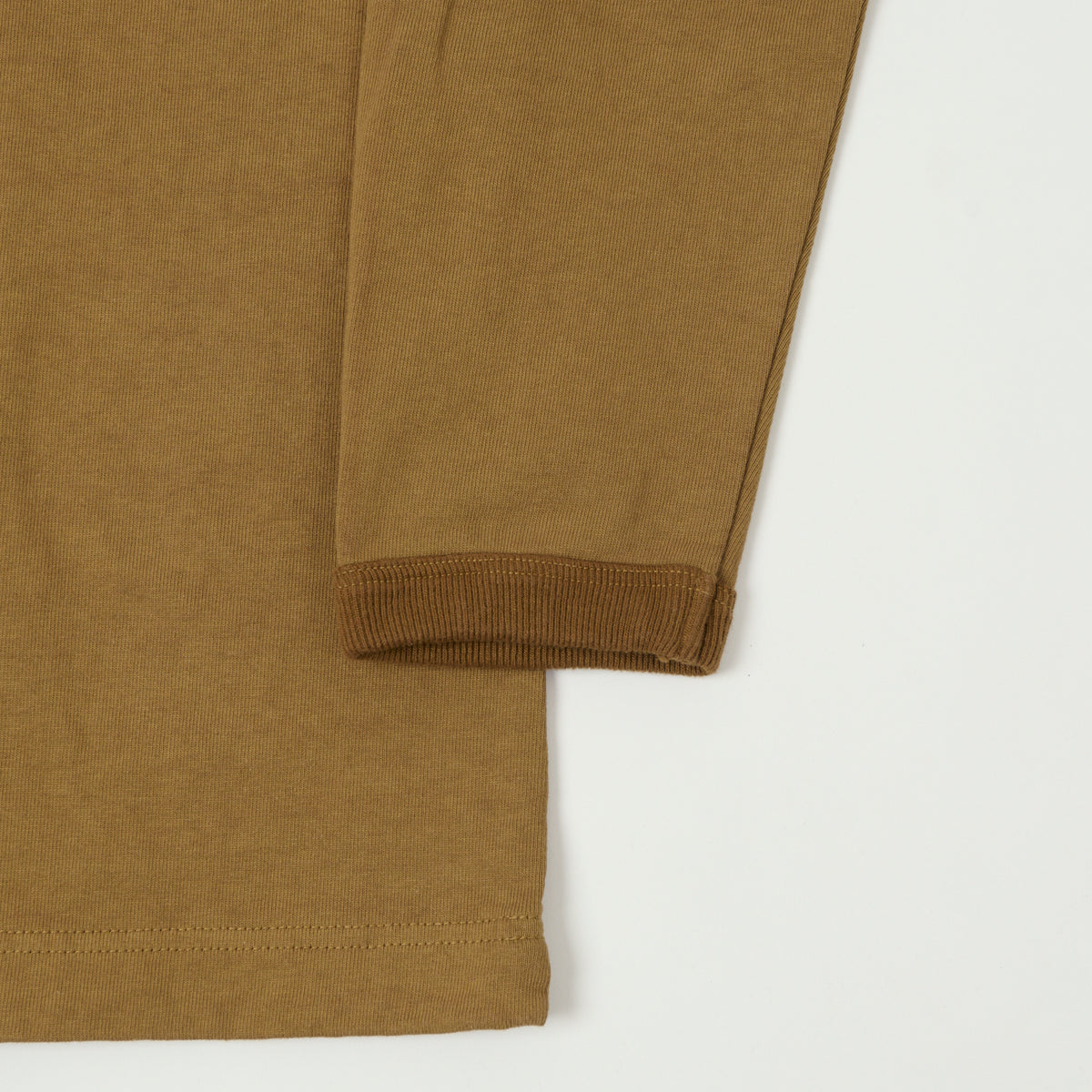 Jackman Long Sleeve Dotsume T-Shirt - Bronze