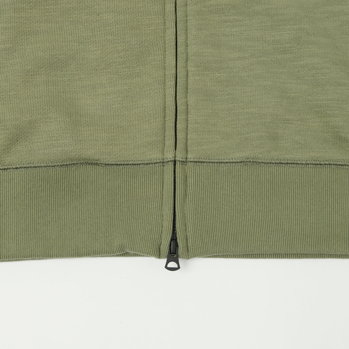 Jackman GG Zip Through Sweat Parka - Olive