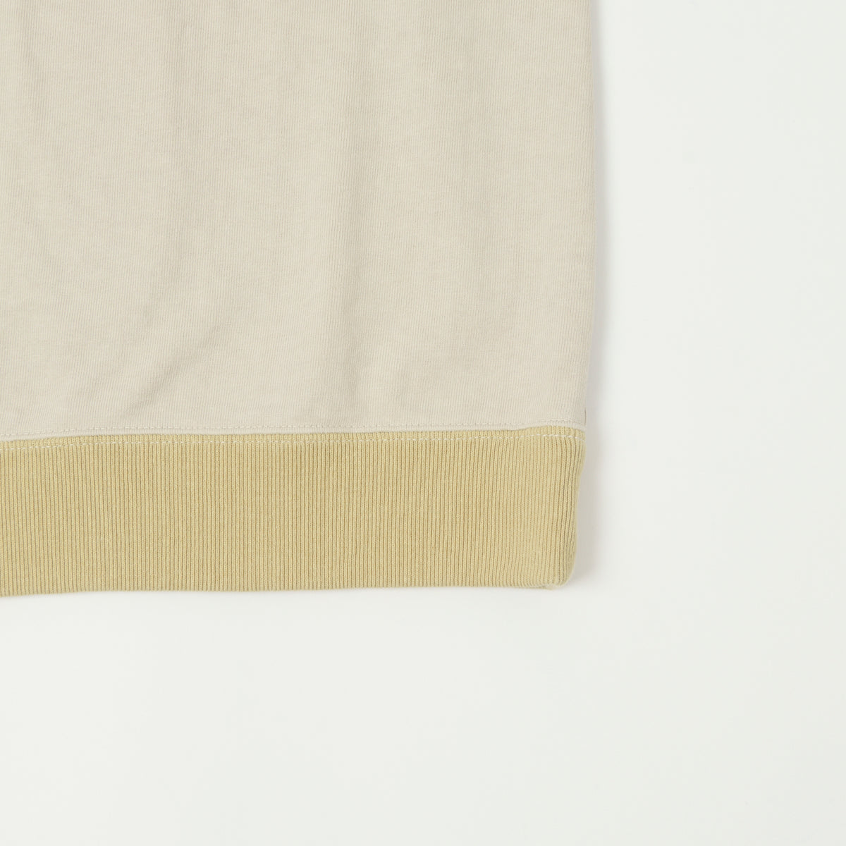 Jackman Dotsume Rib T-Shirt - Dusty Base/Butter