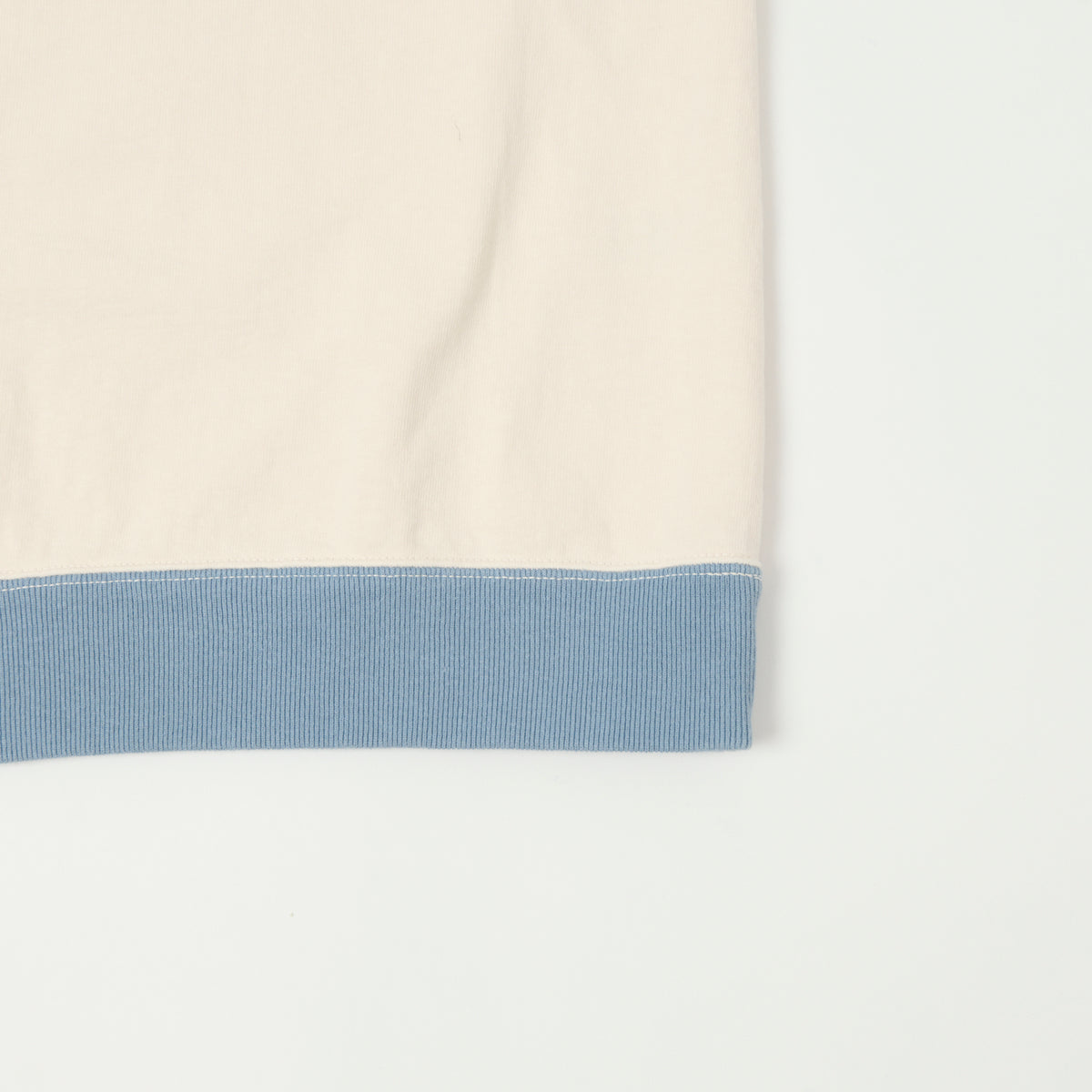 Jackman Dotsume Rib T-Shirt - Soft Pink/Blue Grey