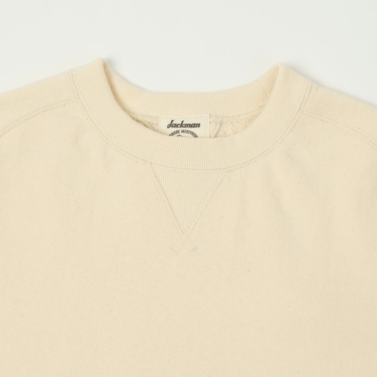 Jackman 'Big Loop' Freedom Sleeve Sweatshirt - Ecru