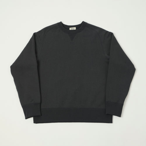 Jackman 'Big Loop' Freedom Sleeve Sweatshirt - Ink Black