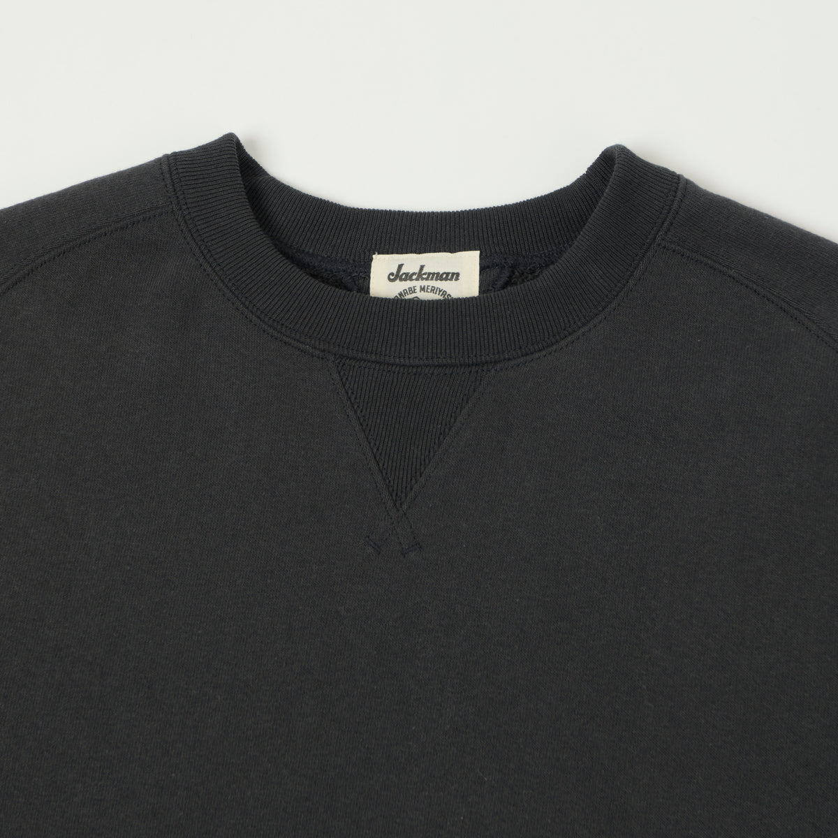 Jackman 'Big Loop' Freedom Sleeve Sweatshirt - Ink Black
