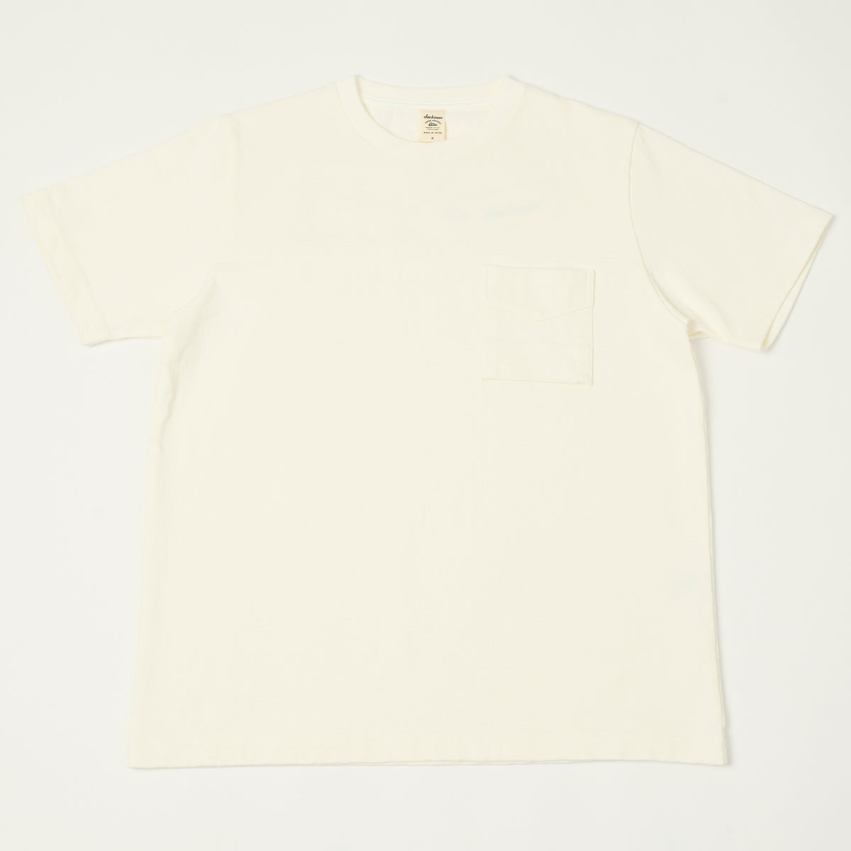Jackman Dotsume Pocket T-Shirt - Off White