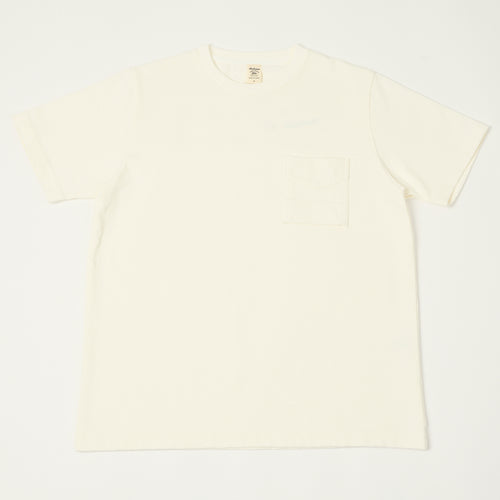 Jackman Dotsume Pocket T-Shirt - Off White