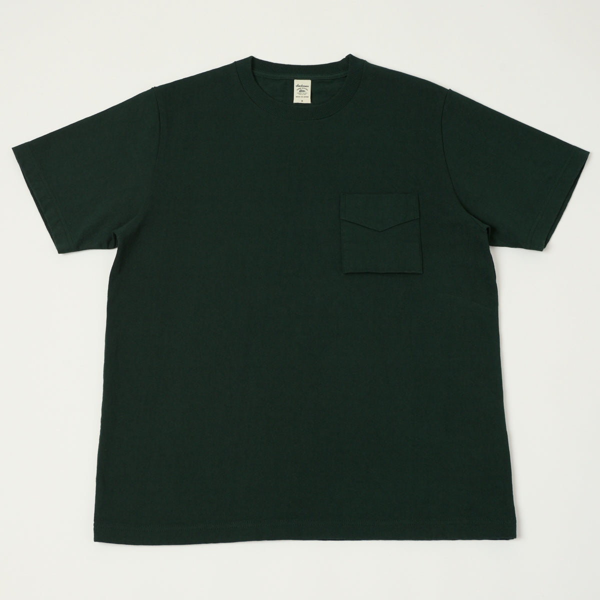 Jackman Dotsume Pocket T-Shirt - Dark Ivy