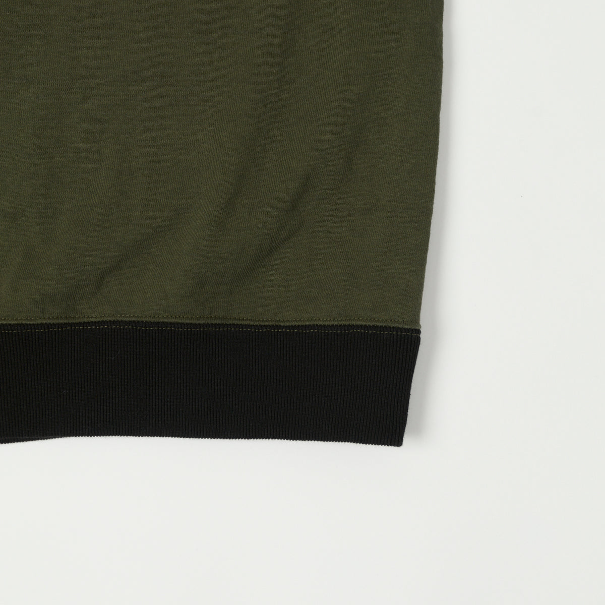 Jackman Dotsume Rib T-Shirt - Wood/Black