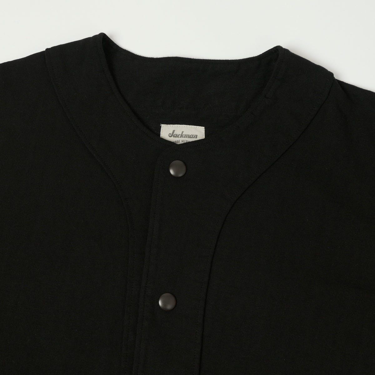 Jackman Dotsume 'UF' Sweat Cardigan - Black