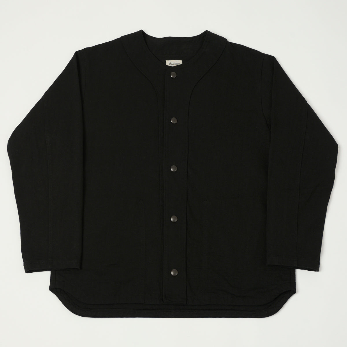 Jackman Dotsume 'UF' Sweat Cardigan - Black
