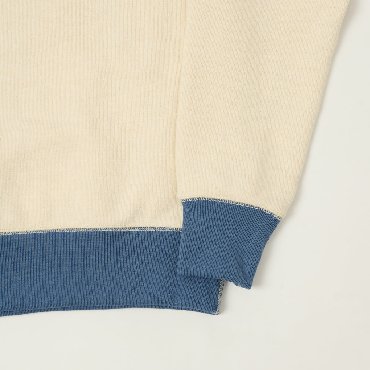 Jackman GG Crewneck Sweatshirt - Ecru/Retro Sax