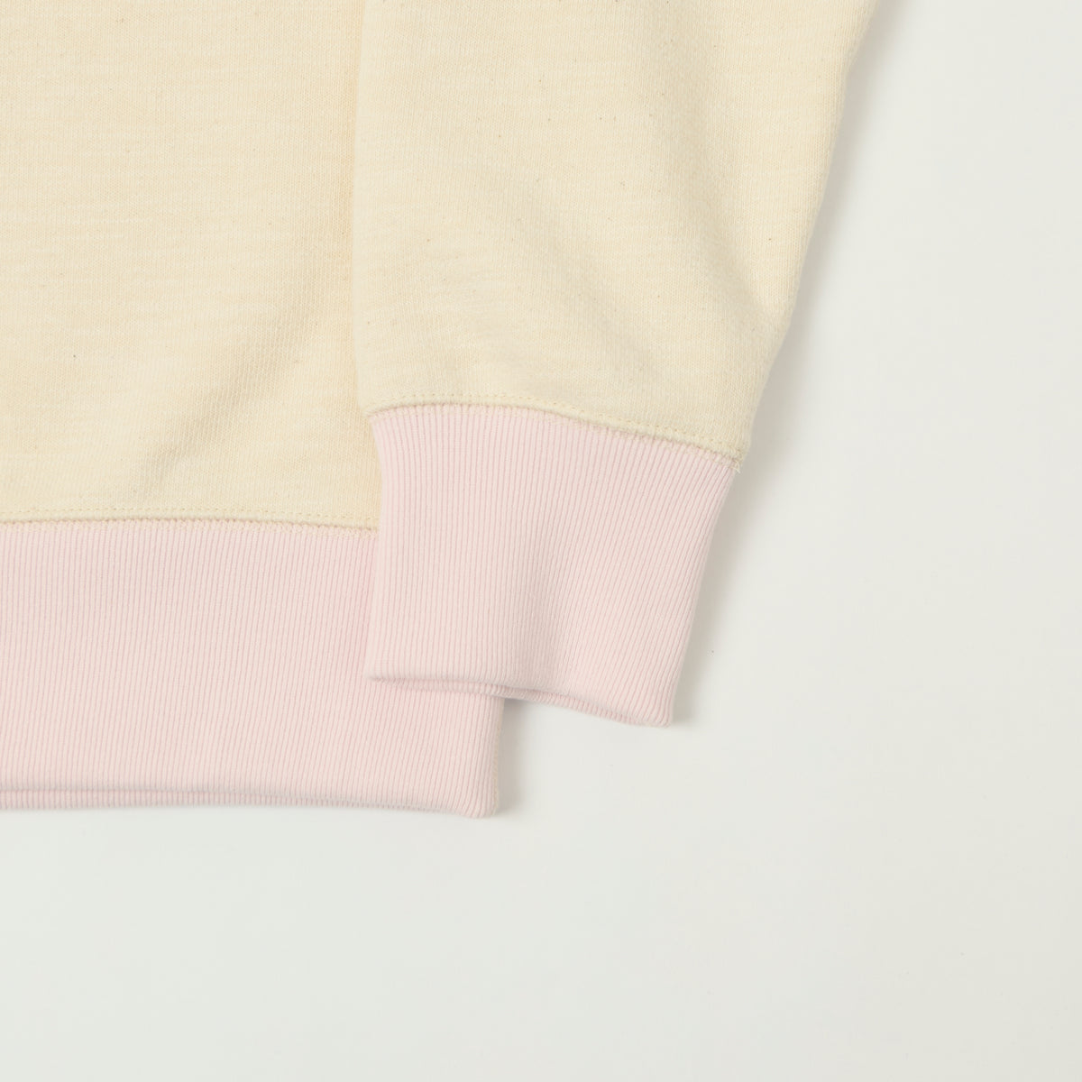 Jackman GG Crewneck Sweatshirt - Ecru/Pink