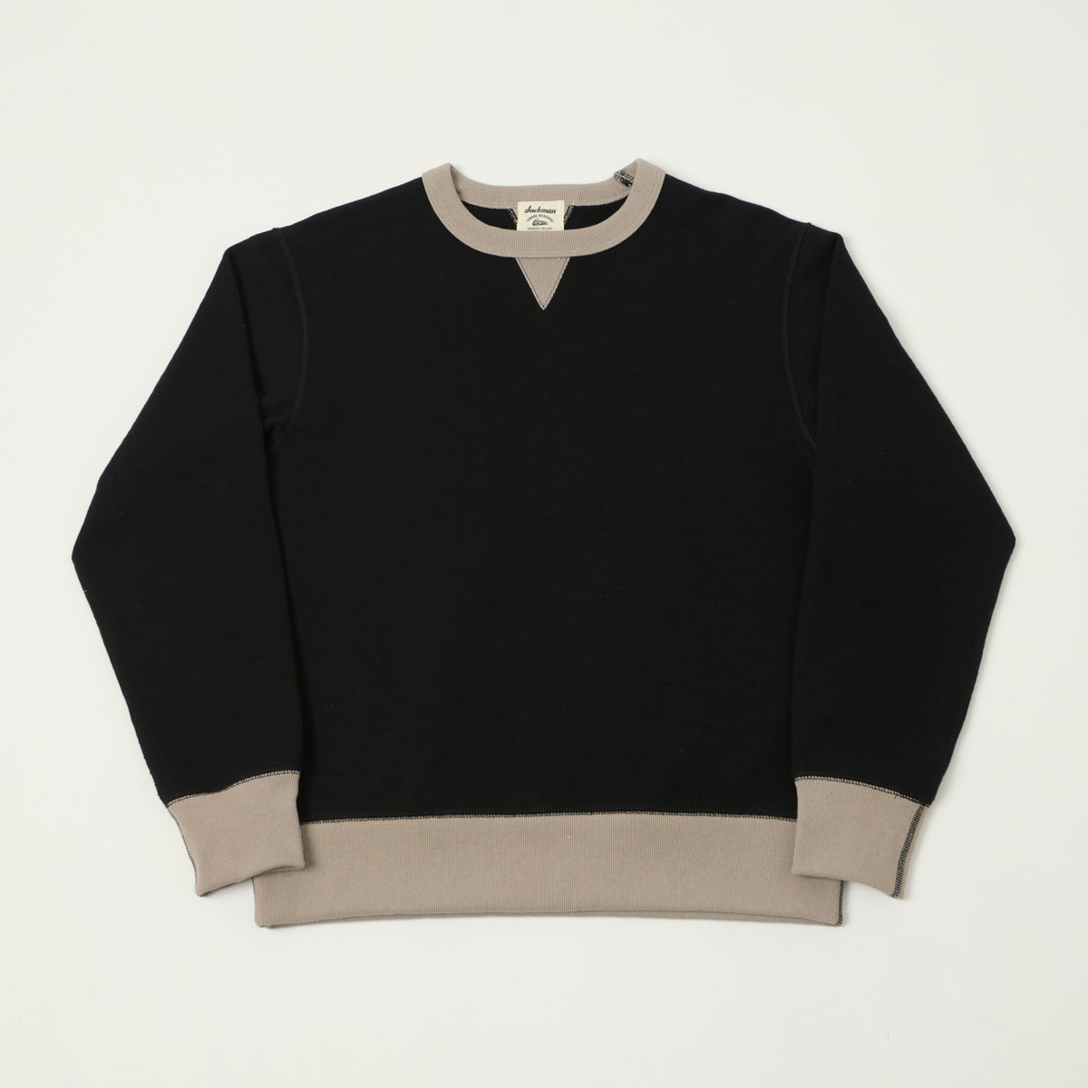 Jackman GG Crewneck Sweatshirt - Black/Grey