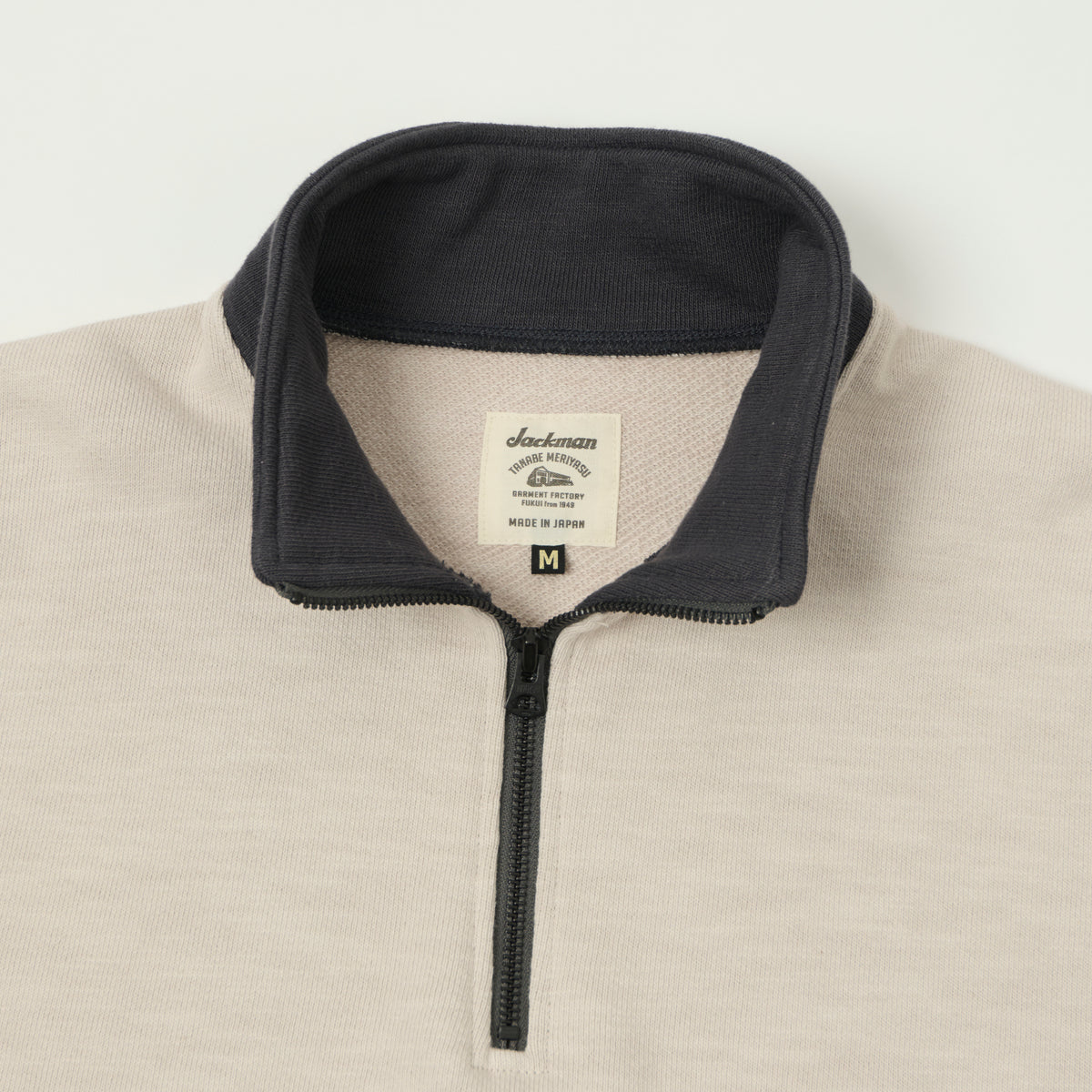 Jackman GG Half Zip Sweatshirt - Rosin/Black