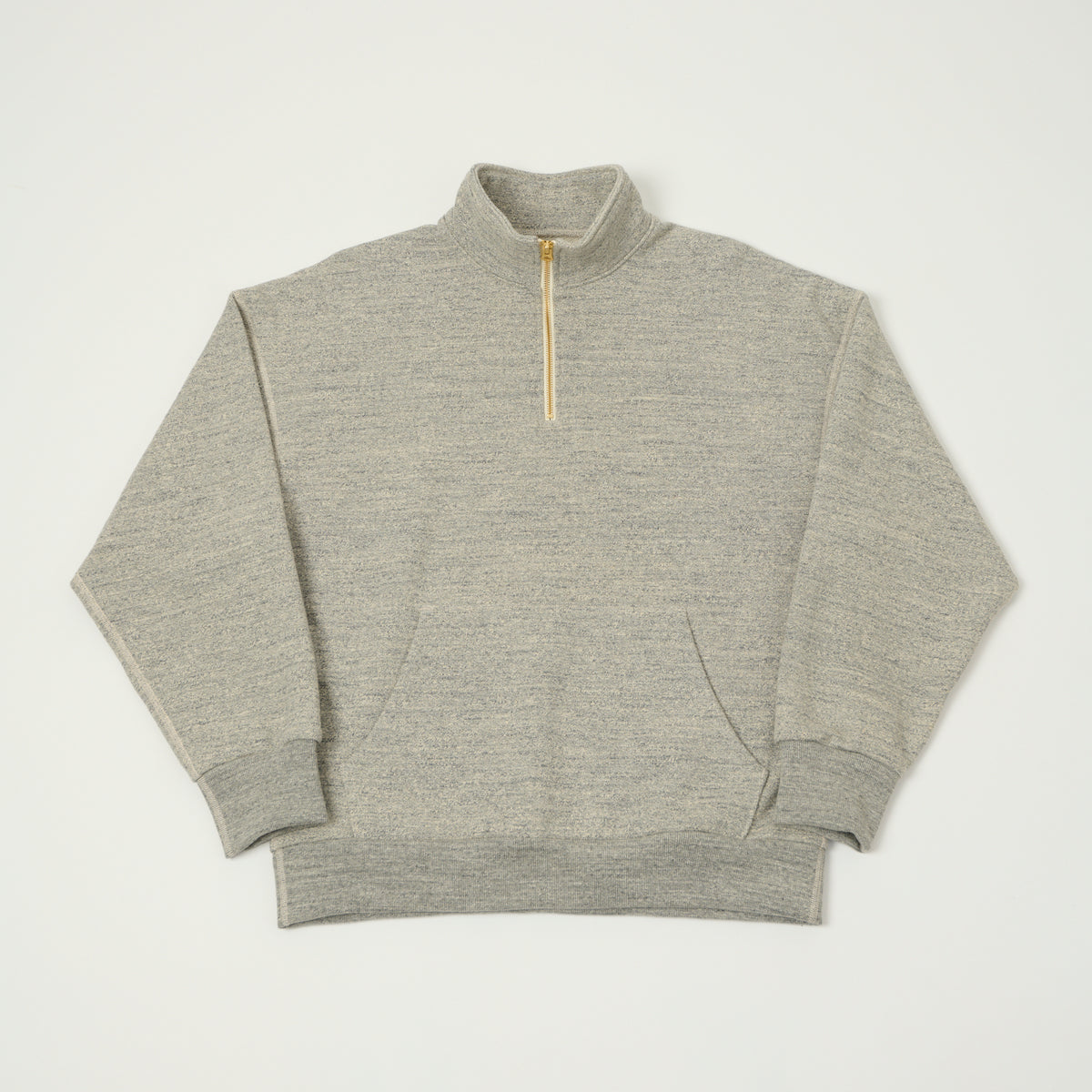 Jackman GG Half Zip Sweatshirt - Heather Grey