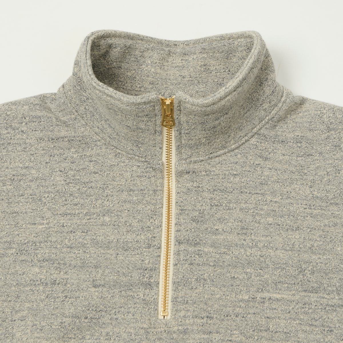 Jackman GG Half Zip Sweatshirt - Heather Grey