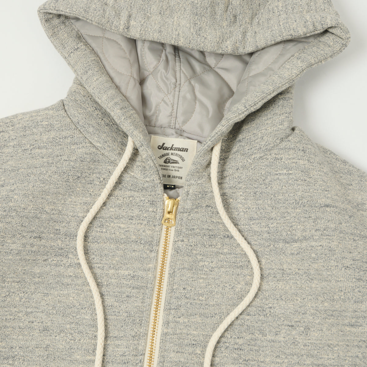 Jackman GG Padded Sweat Parka - Heather Grey