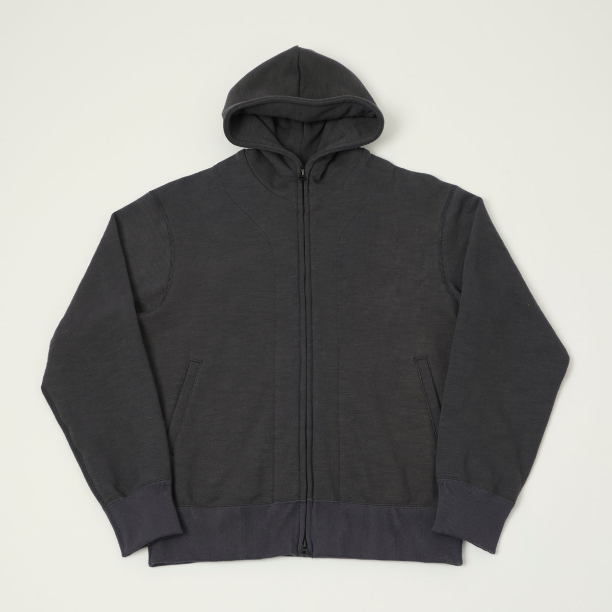 Jackman GG Zip Through Hoodie - Ink Black