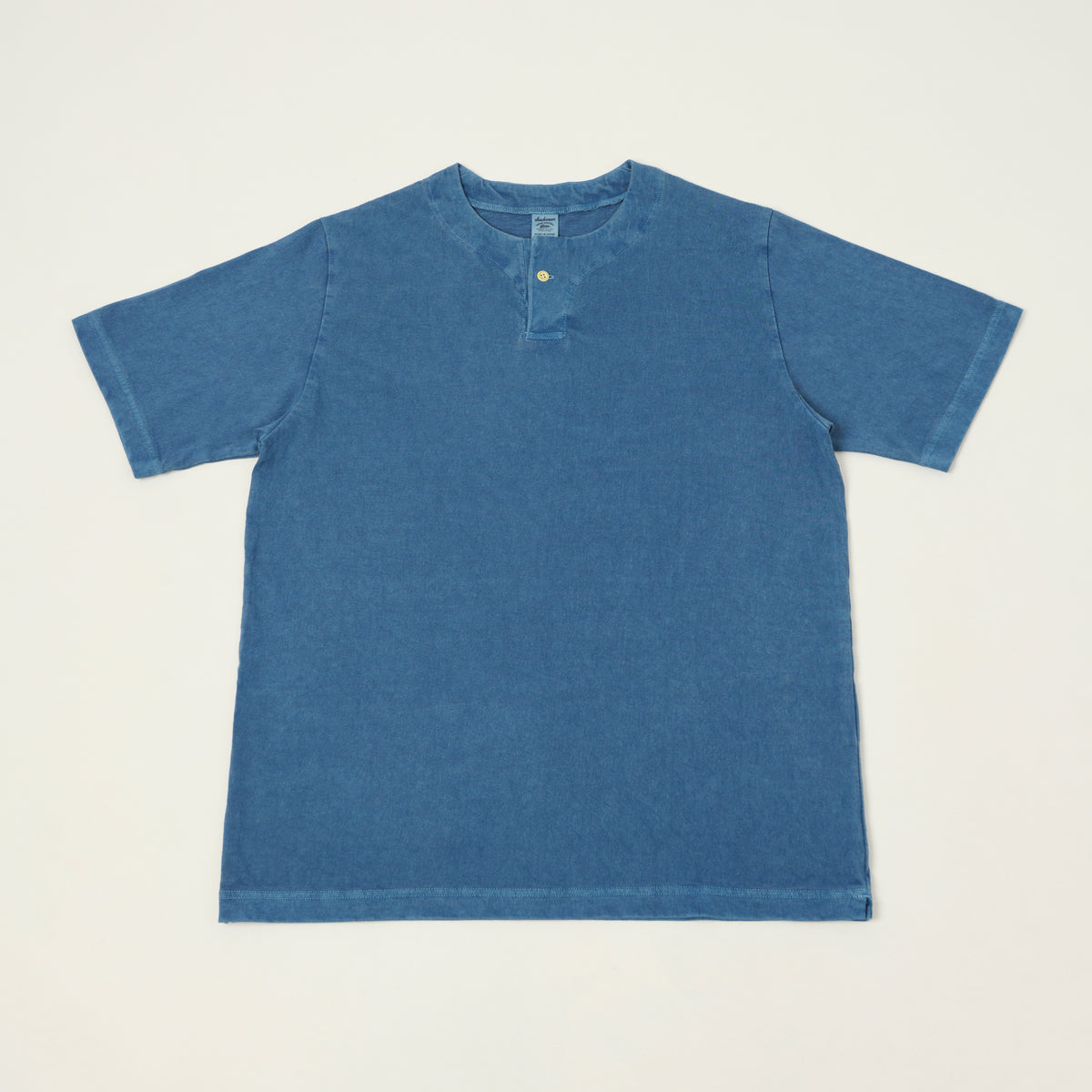 Jackman Henley T-shirt - Fade Blue