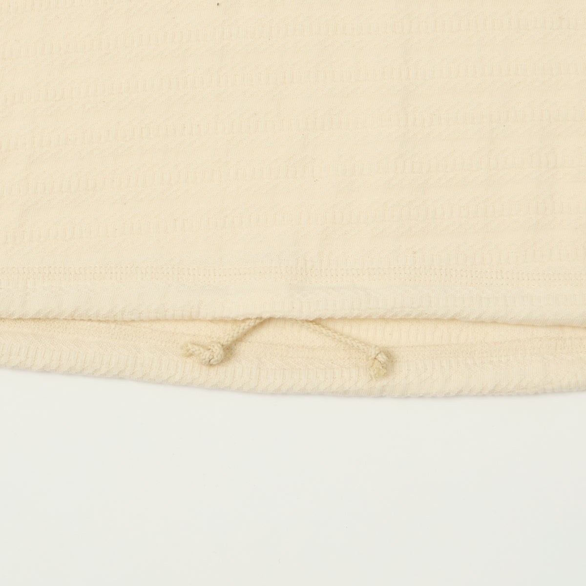 Jackman Jacquard Knit Long Sleeve Tee - Ecru