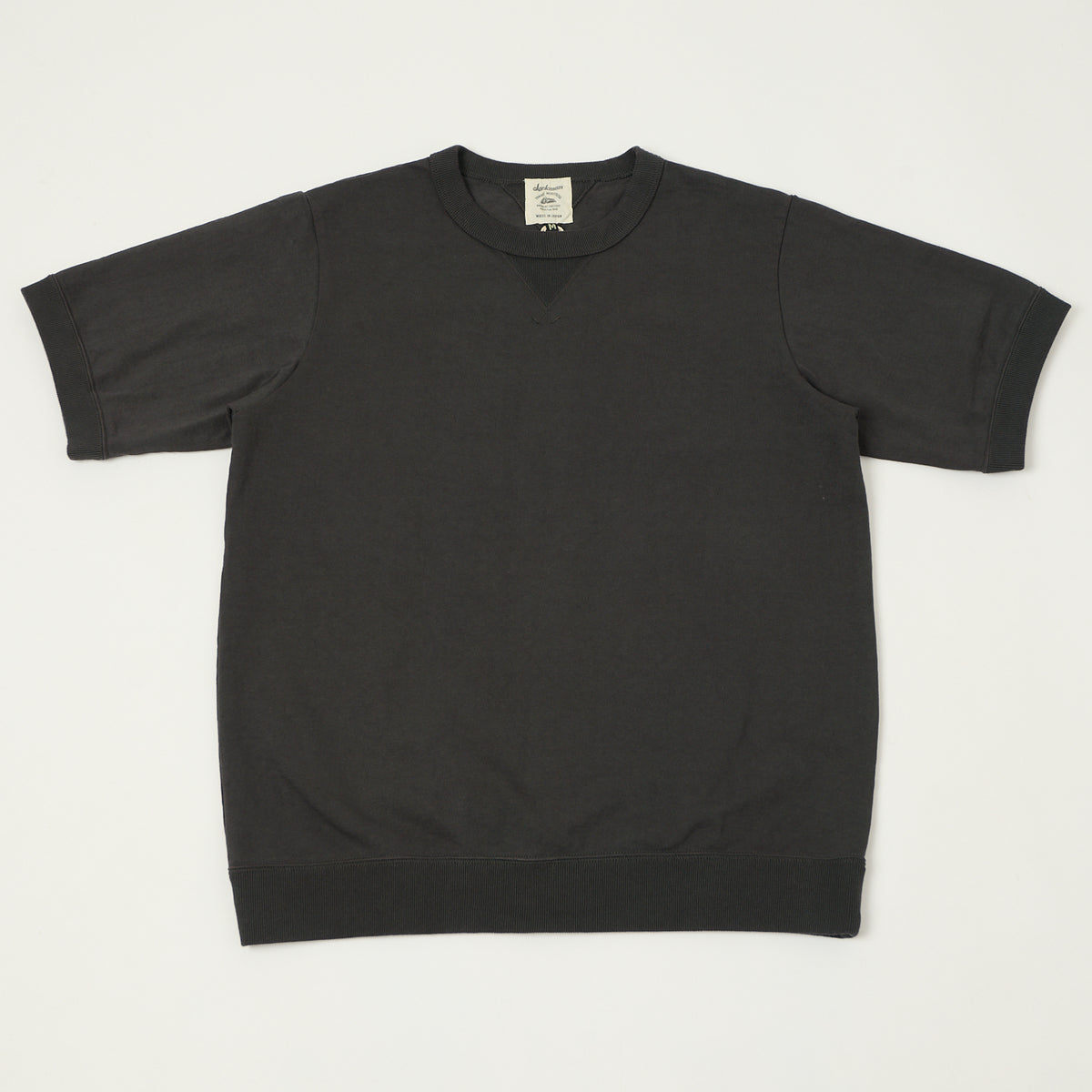 Jackman Dotsume Rib T-Shirt - Ink Black