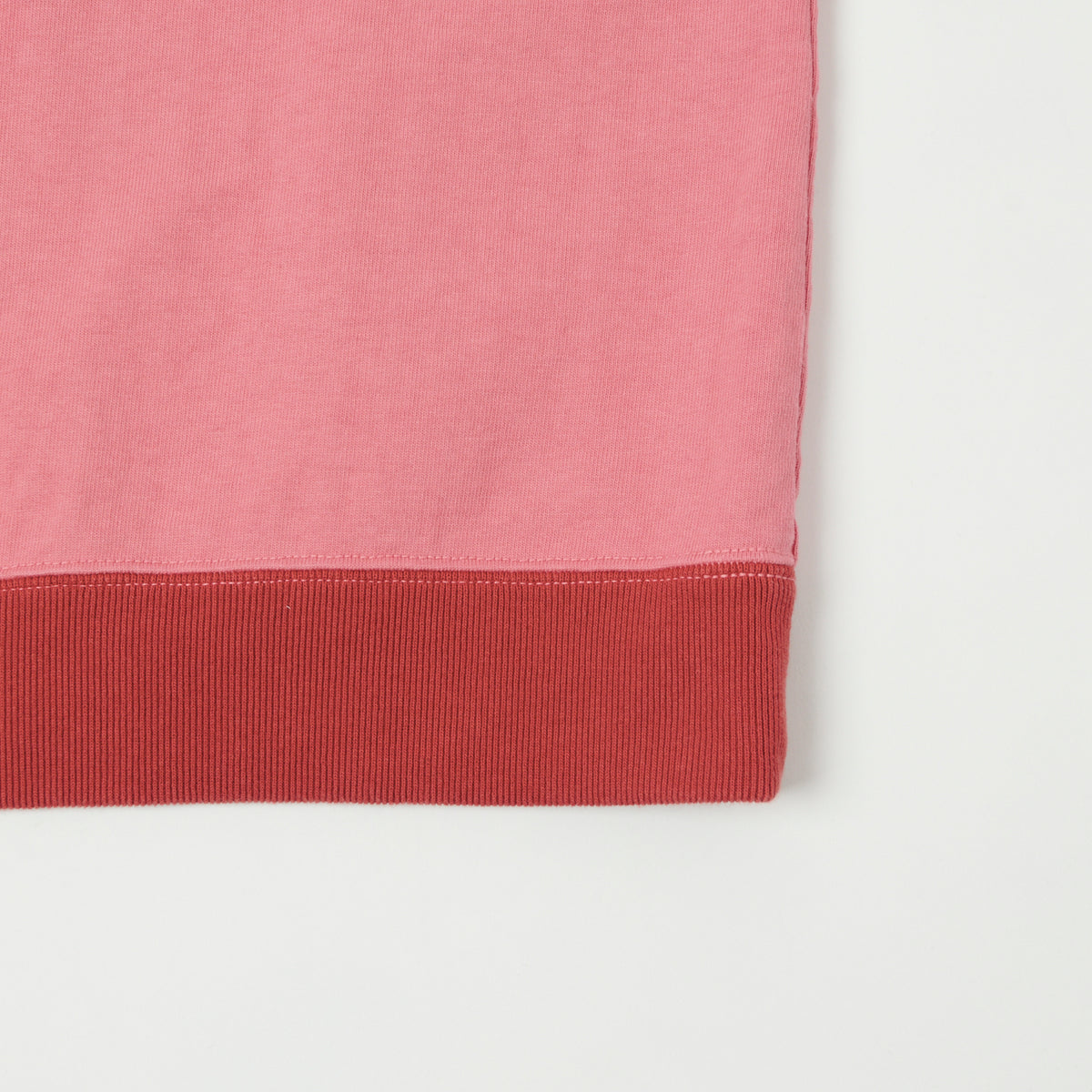 Jackman Dotsume Rib T-Shirt - Deep Pink/Tabasco