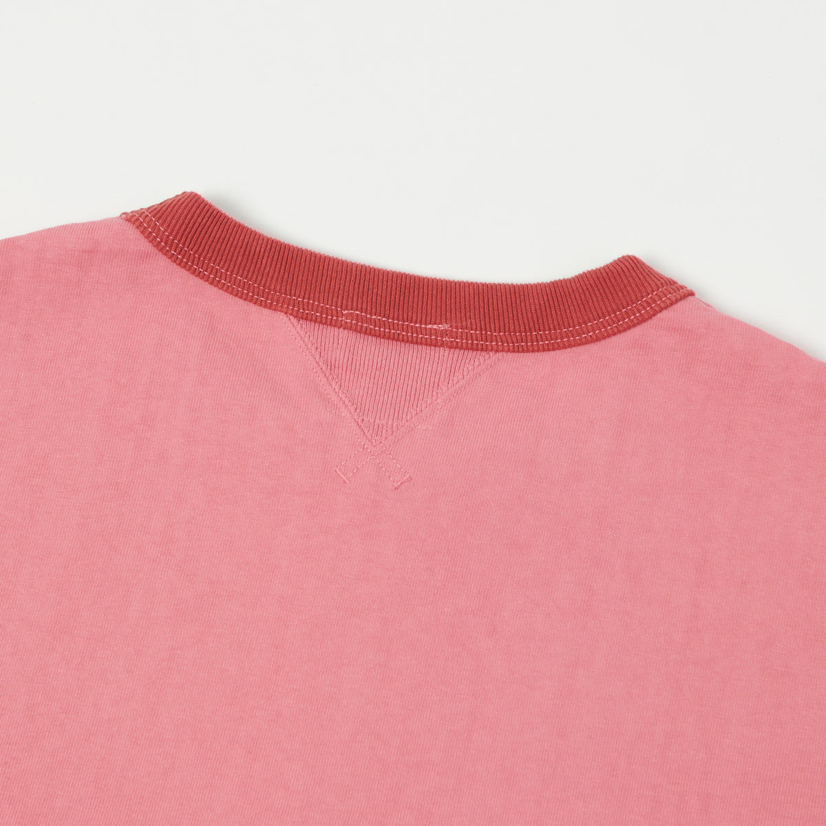 Jackman Dotsume Rib T-Shirt - Deep Pink/Tabasco