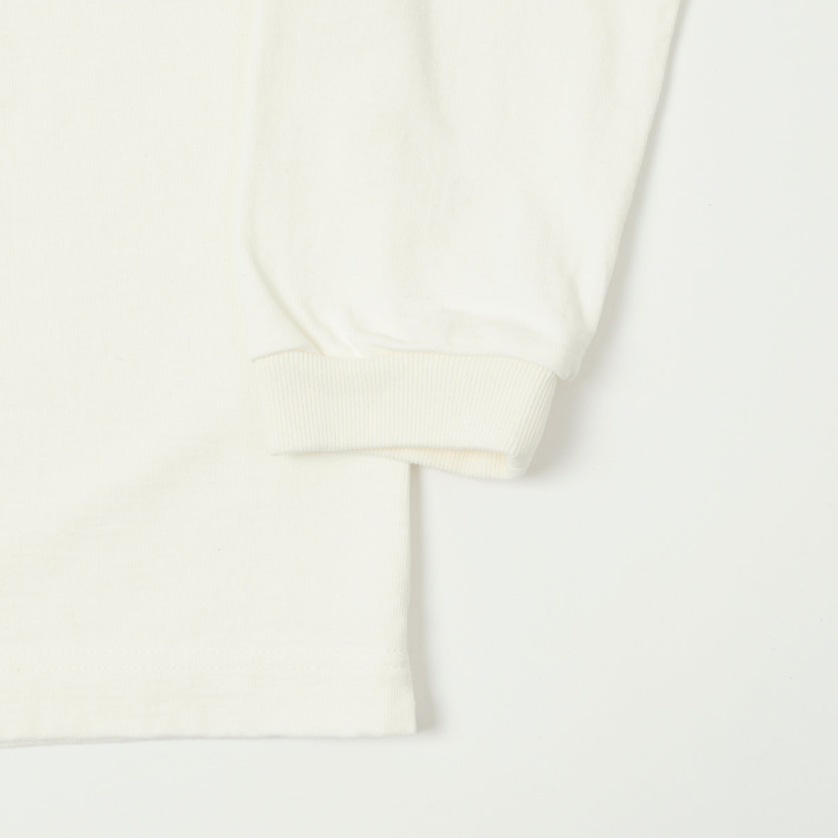Jackman Long Sleeve Dotsume T-Shirt - Off White