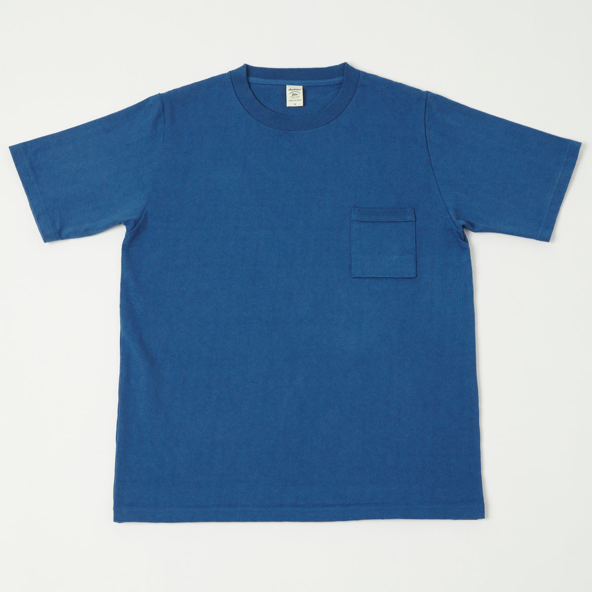 Jackman Dotsume Pocket T-Shirt - Horizon Blue