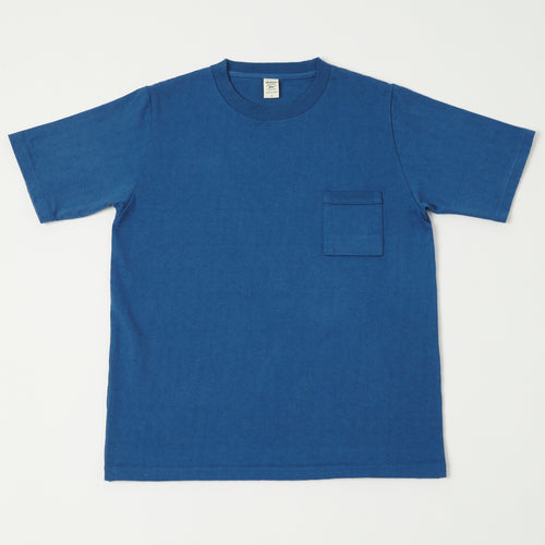 Jackman Dotsume Pocket T-Shirt - Horizon Blue