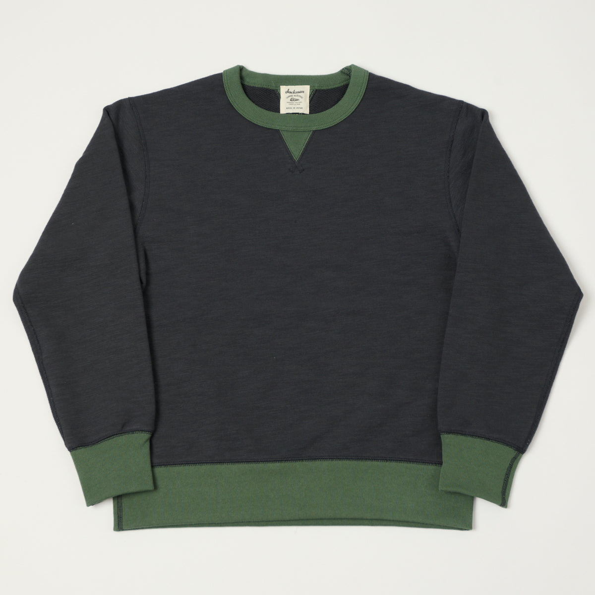 Jackman GG Crewneck Sweatshirt - Black/Green