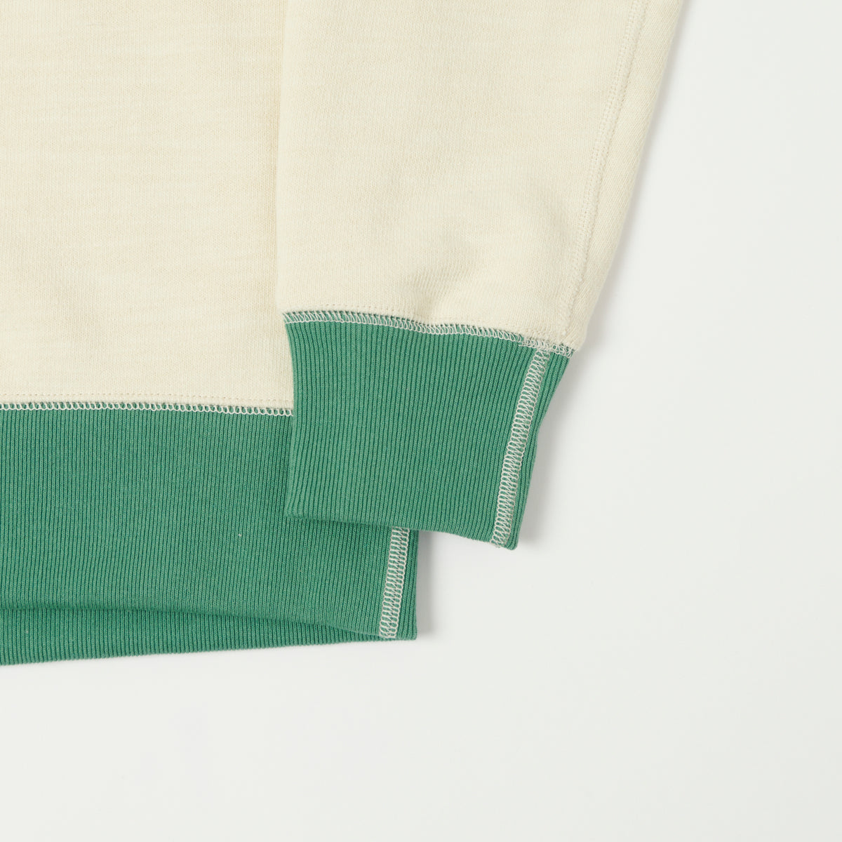 Jackman GG Crewneck Sweatshirt - Ivory/Green
