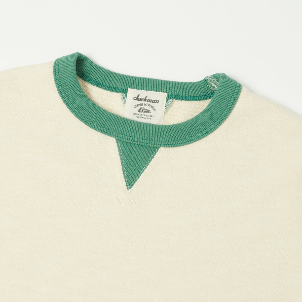 Jackman GG Crewneck Sweatshirt - Ivory/Green
