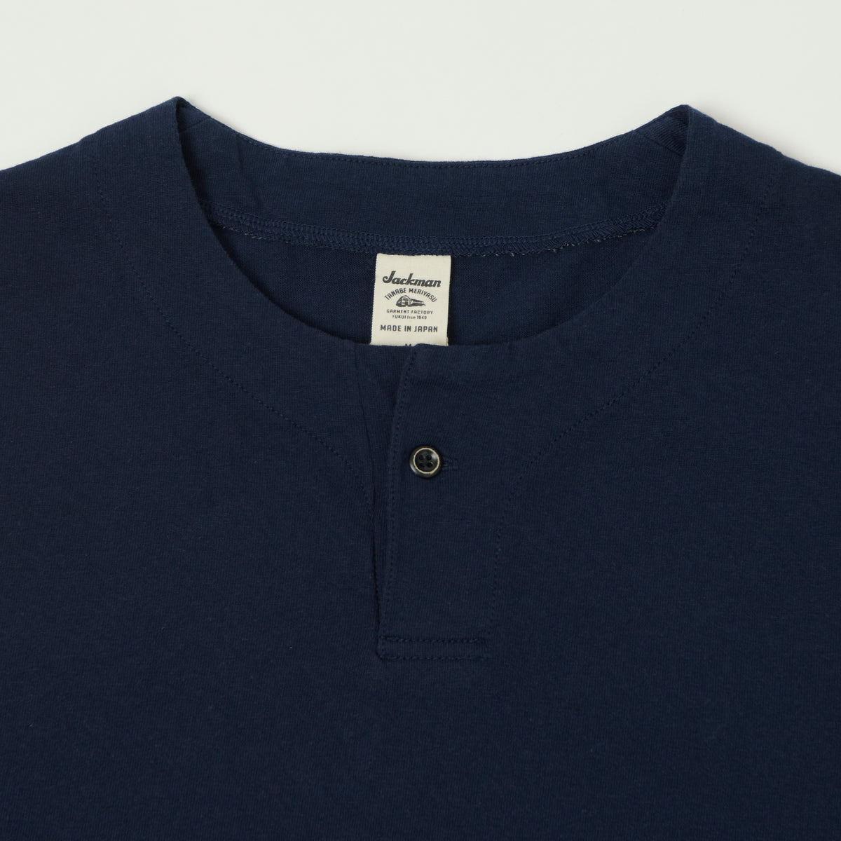 Jackman Long Sleeve Henley - Navy