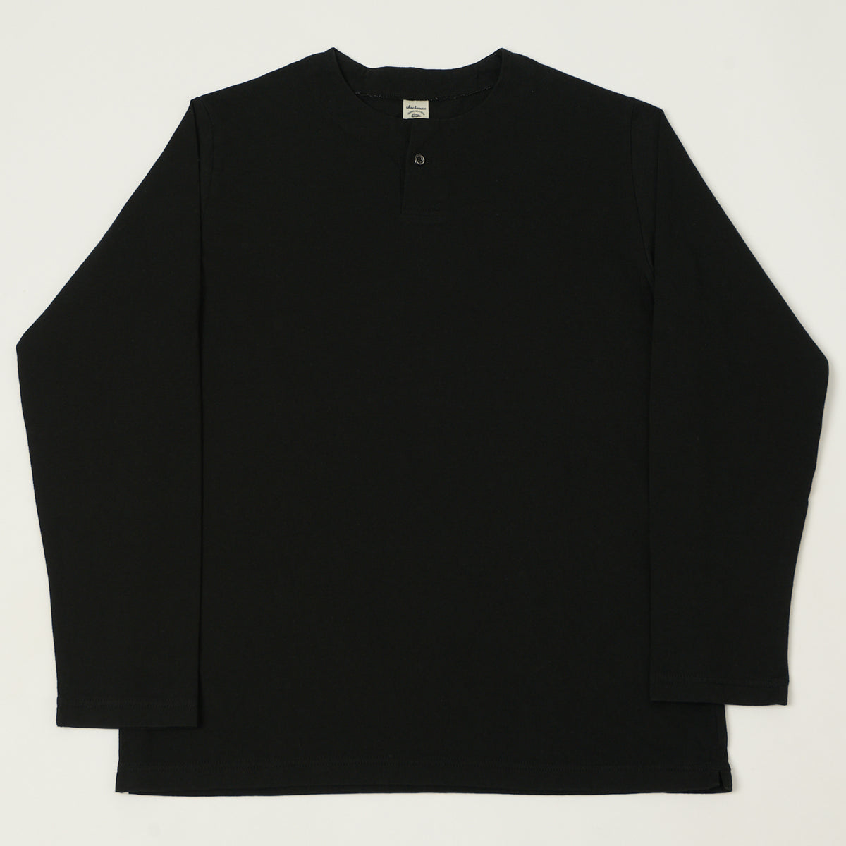 Jackman Long Sleeve Henley - Black